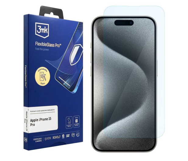 3mk Flexible Glass Pro do iPhone 15 Pro - 1227918 - zdjęcie